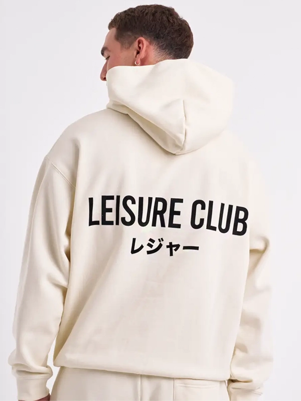 Leisure Club White Hoodie