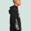 Loiter Metal Black Hoodie