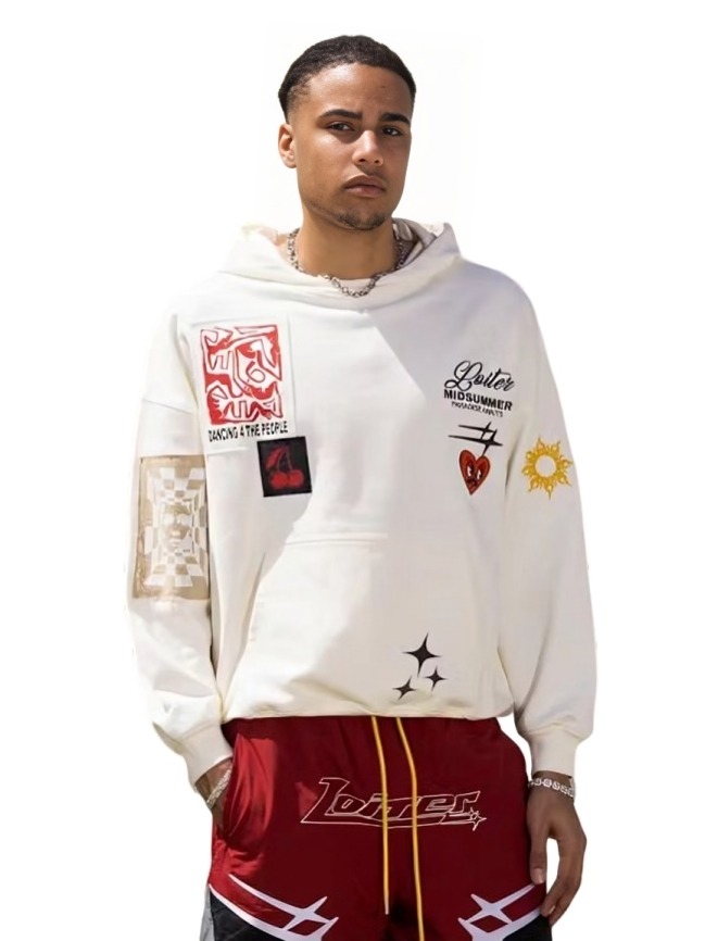 Loiter Patchwork Hoodie