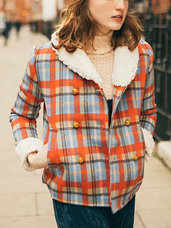 Millie Gibson Plaid Coat Doctor Who