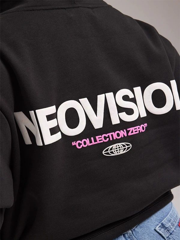 NEOVISION EXHIBIT RELAXED HOODIE BLACK