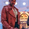 Ncuti Gatwa 2024 Doctor Who Brown Leather Coat