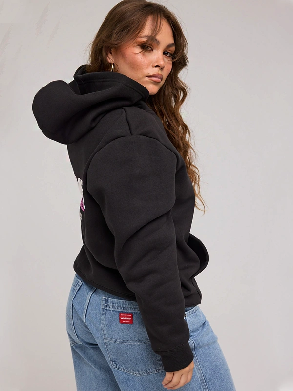 Neovision Black Oversized Hoodie