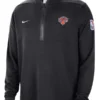 New York Knicks Half-Zip Jacket Black