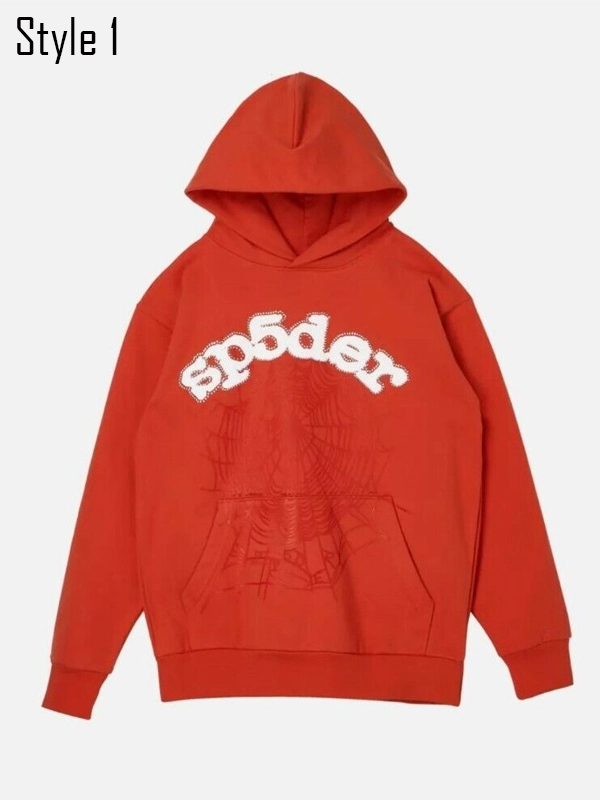 Orange Spider Hoodie