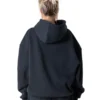 Oversized Black Bye Bambi Hoodie