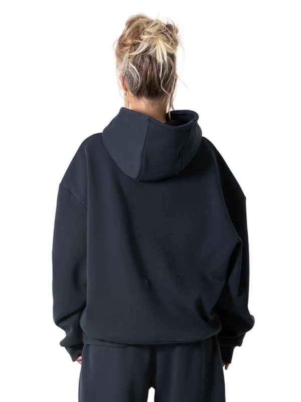 Oversized Black Bye Bambi Hoodie