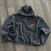 Raspberry Hills Grey Zip-Up Hoodie