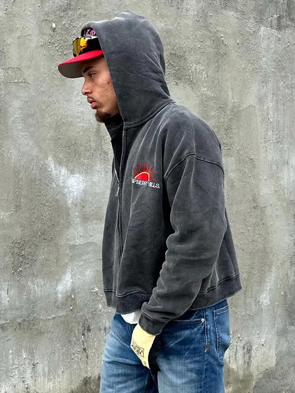 Raspberry Hills Zip-Up Hoodie