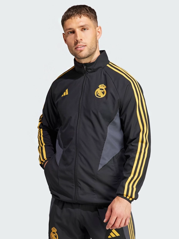 Real Madrid Anthem Black Jacket