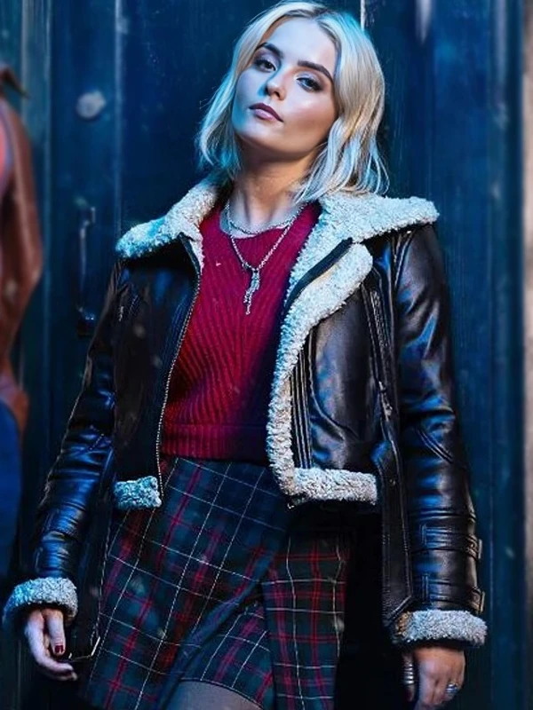 Ruby Sunday Doctor Who S14 Black Leather Jacket