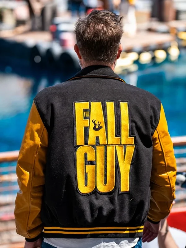 Ryan Gosling The Fall Guy Black and Yelow Jacket