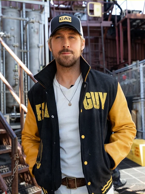 Ryan Gosling The Fall Guy Letterman Jacket