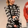 SXSW 2024 Emily Blunt Diamond Print Sweater