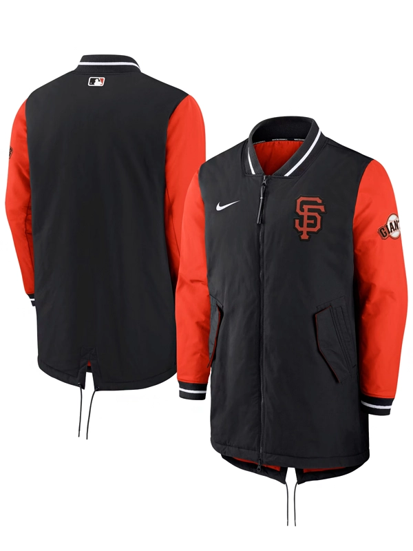 San Francisco Giants Jacket | Black & Orange SF Giants Jacket