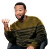 THE VOICE JOHN LEGEND STRIPED SWEATER