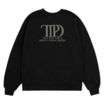 Taylor Swift The Tortured Poets Department Black Crewneck