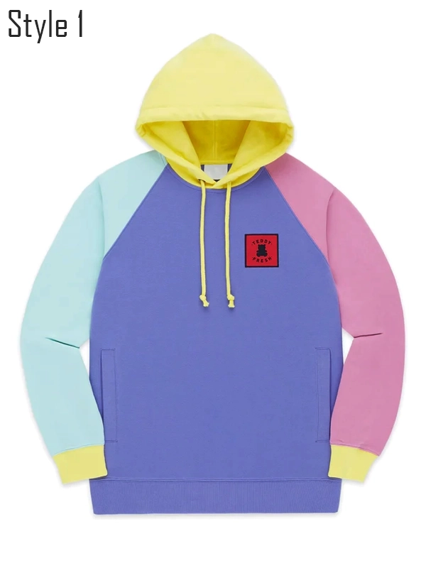 Teddy Fresh Color Block Hoodie