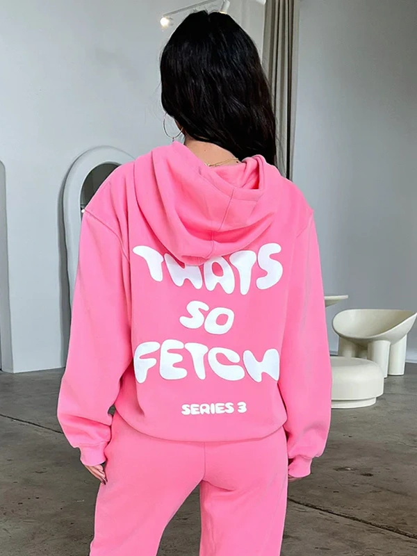 Thats So Fetch Pink Hoodie