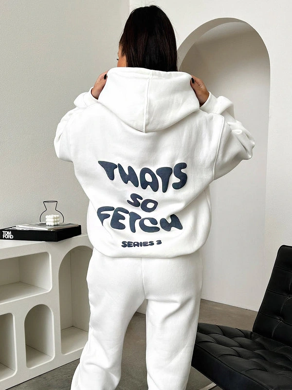 Thats So Fetch White Hoodie