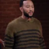 The Voice S24 John Legend Striped Sweater