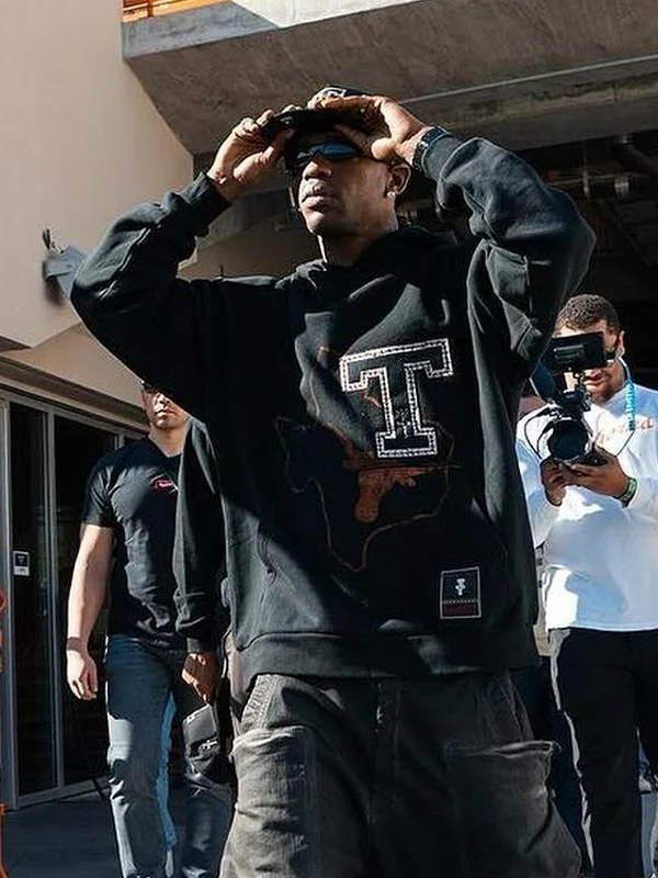 Travis Scott University Of Texas Hoodie Cactus Jack