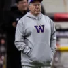 WASHINGTON HUSKIES BILL BELICHICK GREY HOODIEQ