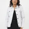 Womens White Denim Jacket