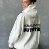 Your Love Is Outdated White Hoodie