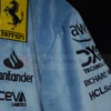 ferrari blue miami grand prix jacket