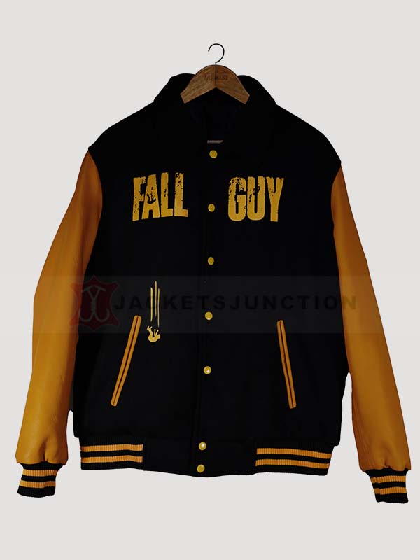 ryan gosling the fall guy letterman jacket