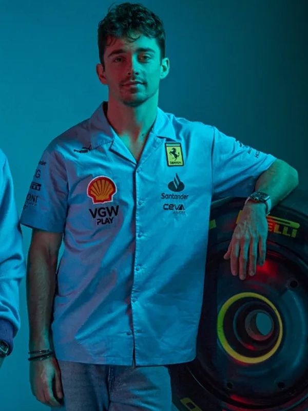 2024 Miami GP Ferrari Blue Team Shirt