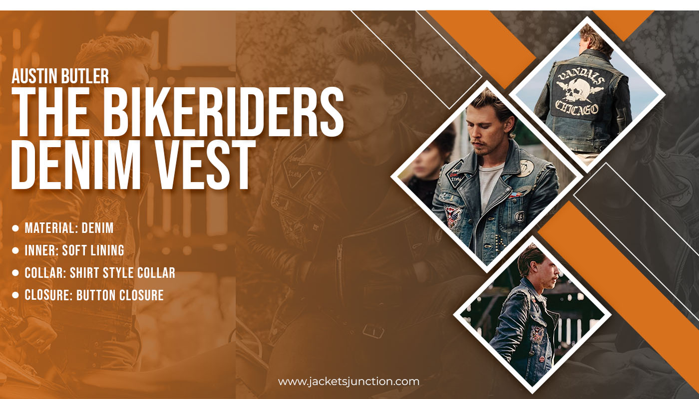 AUSTIN BUTLER THE BIKERIDERS VEST