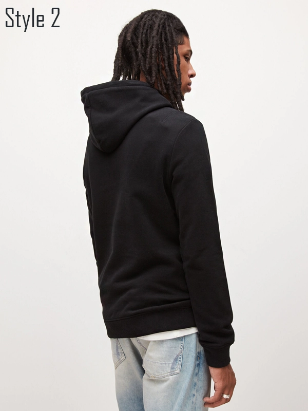 All Saints Black Oversized Hoodie