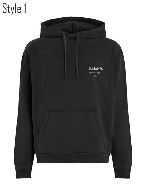 All saints hoodie black hotsell