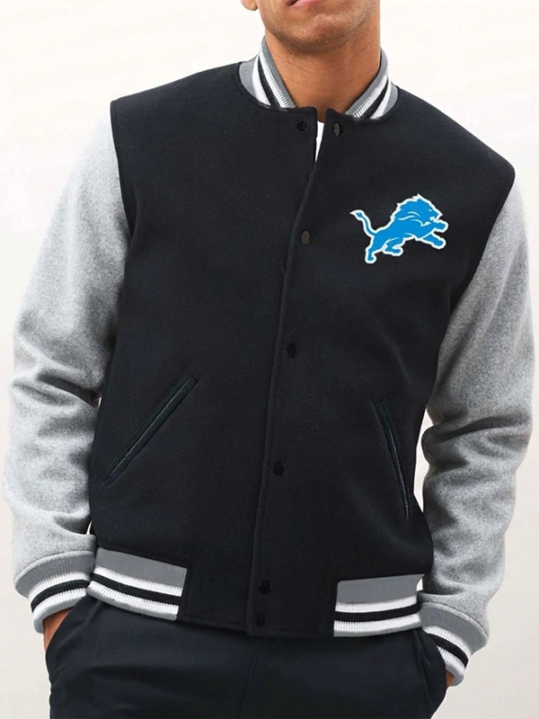 Beverly Hills Cop 4 Axel Foley Detroit Lions Varsity Jacket