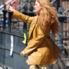 Blake Lively Mustard Leather Coat It Ends With Us