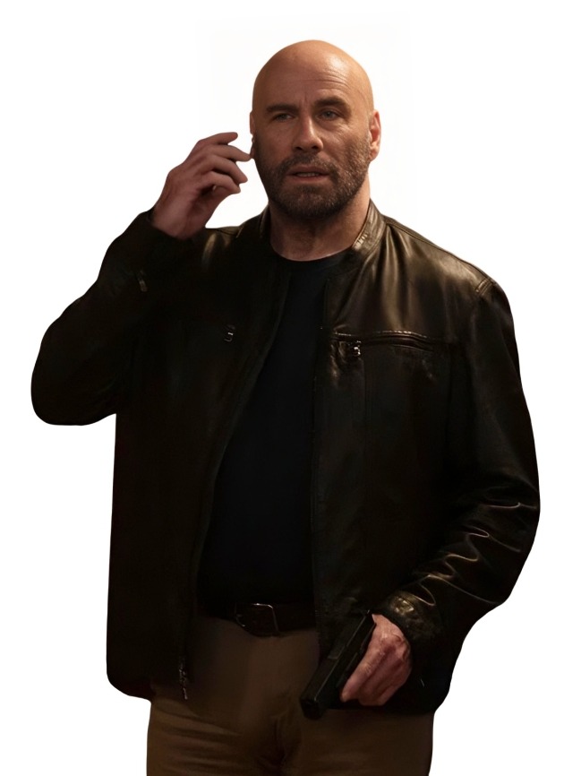 Cash Out John Travolta Leather Jacket