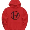 Clancy Twenty One Pilots Red Hoodie