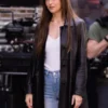 Dakota Johnson 2024 Materialists Leather Coat