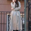 Dakota Johnson Materialists Beige Coat