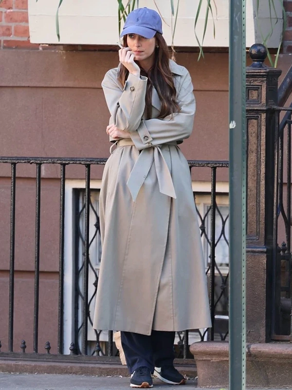 Dakota Johnson Materialists Beige Coat