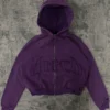 Ditch Arch Zip-Up Hoodie Purple