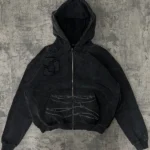 Ditch Barbed Wire Zip-Up Hoodie