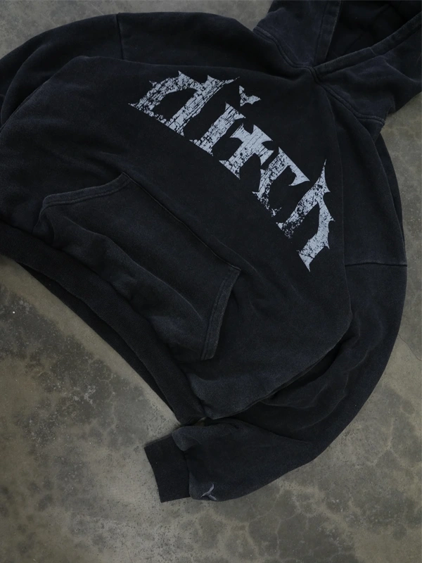 Ditch Black Pullover Hoodie