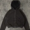 Ditch Zip-Up Hoodie Brown