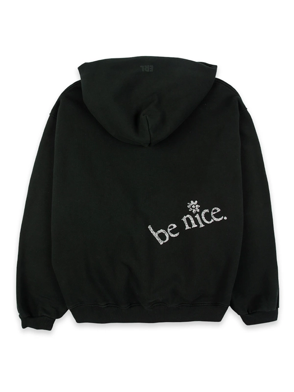 ERL Venice Black Oversized Hoodie