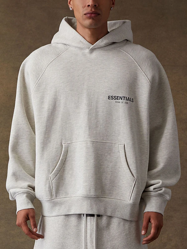 Essentials Light Oatmeal Hoodie