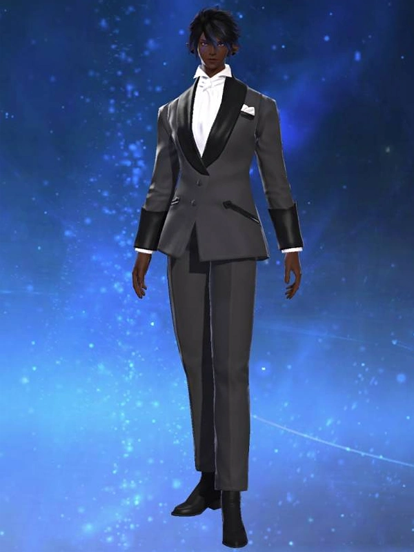 Final Fantasy XIV Best Man's Grey Jacket