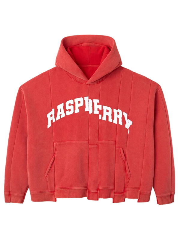 GV Gallery Raspberry Hills Red Spliced Hoodie